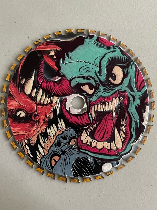 Other - Monster Saw Blade Decoration for Shop Man-cave or Fathers Day Present